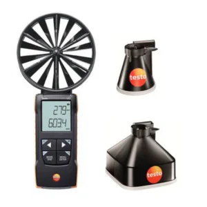 anemómetro testo 417 set 1 set con conos para medición en rejillas