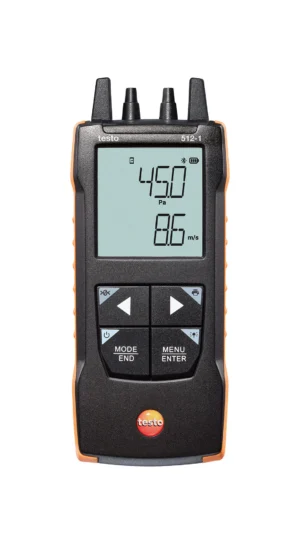 manómetro diferencial digital con conexión a la app testo 512 1