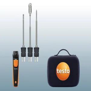 set de temperatura testo 915i termómetro con sondas de temperatura y manejo con smartphone