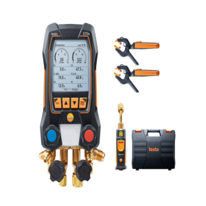 set de vacío smart testo 570s: manómetro digital de refrigeración con sondas inalámbricas