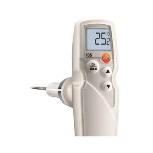 testo 105 termómetro monomanual con punta de medición para alimentos congelados