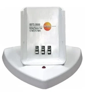 interfaz usb para programación y descarga de datos para data loggers serie testo 174 antigua