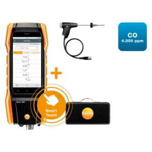 testo 300 next level set 1 analizador de gases de combustión (o2, co hasta 4.000 ppm)