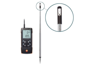 anemómetro digital de hilo caliente con conexión a la app testo 425