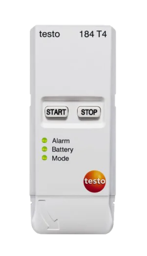 monitor de temperatura para medios de transporte y aplicaciones con hielo seco testo 184 t4