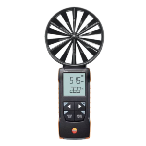 anemómetro de molinete digital de 100 mm con conexión a la app testo 417