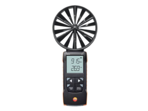 anemómetro de molinete digital de 100 mm con conexión a la app testo 417