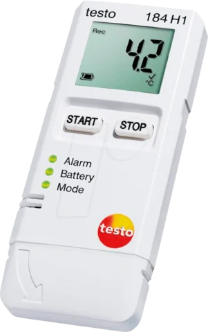 testo 184 h1 monitor de humedad y temperatura para medios de transporte