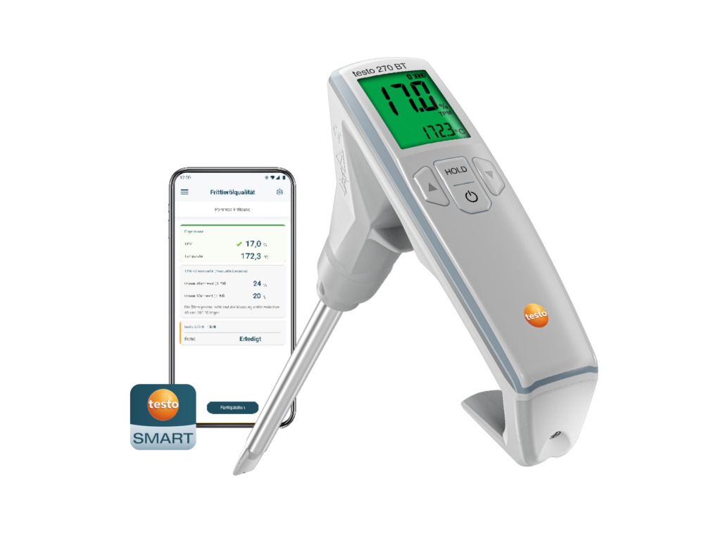 testo 270 bt medidor del aceite de fritura