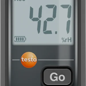 registrador de humedad y temperatura testo 174 h con cable usb c y software para pc