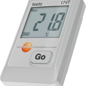 registrador de temperatura testo 174 t con cable usb c y software para pc