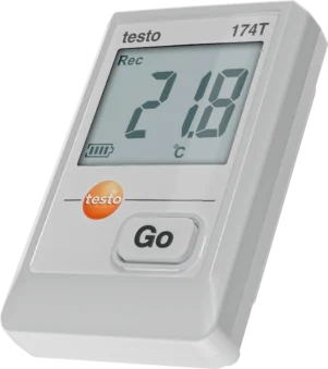 registrador de temperatura testo 174 t con cable usb c y software para pc