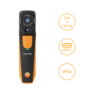 set cámara termográfica 860i cámara para smarphone, con cable usb c y estuche de transporte