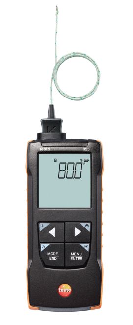termómetro para tp tipo k con conexión a la app testo 925