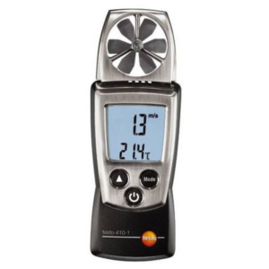 anemómetro con sonda de molinete testo 410 1
