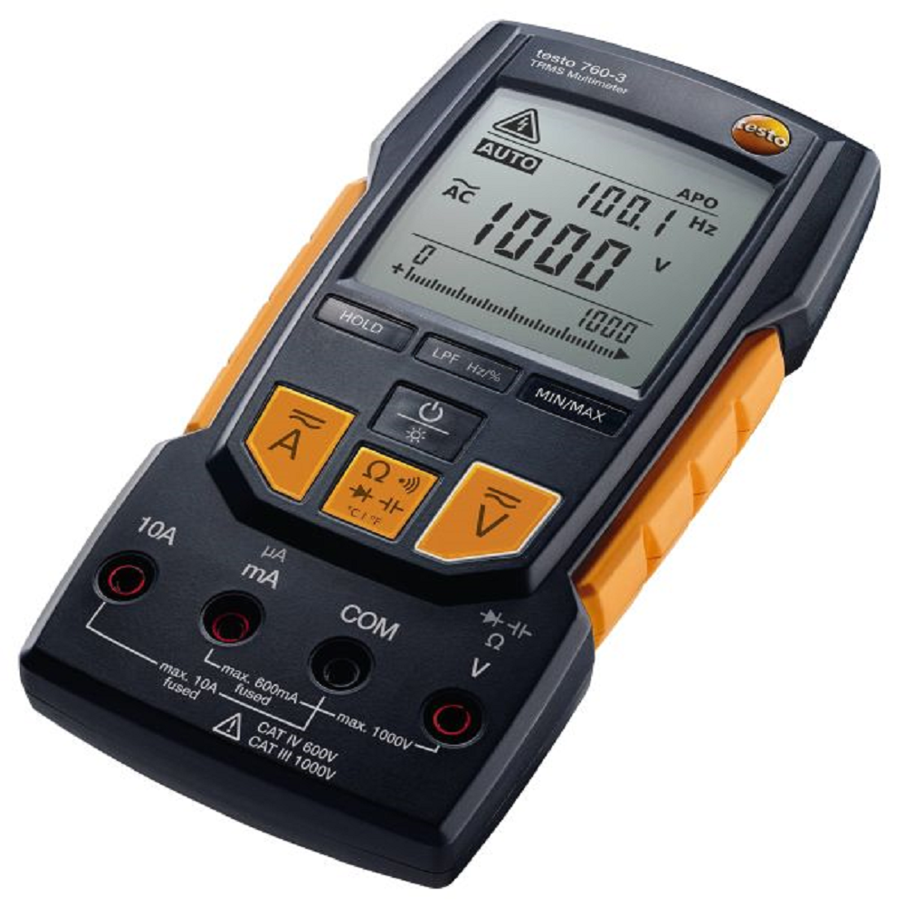 multímetro con medición true rms testo 760 3 multímetro con medición true rms testo 760 3
