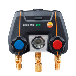set smart testo 550i analizador digital de refrigeración controlado por app con sondas de temperatura inalámbricas de pinza (ntc)