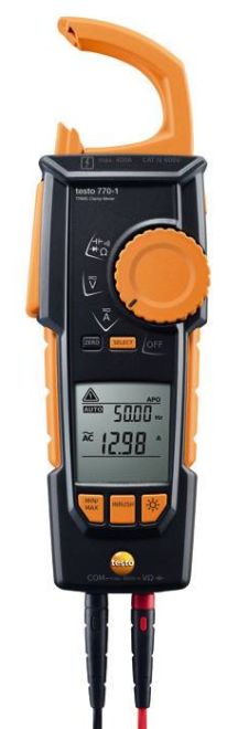 pinza amperimétrica con medición true rms testo 770 1
